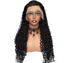 Load image into Gallery viewer, Kinky Curl 6x6 HD closure wig 150%
